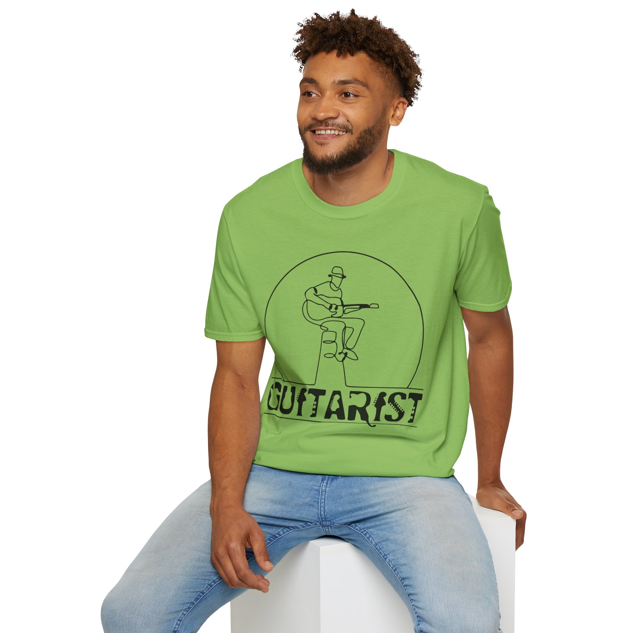 "Guitarist" Unisex Soft style T-Shirt