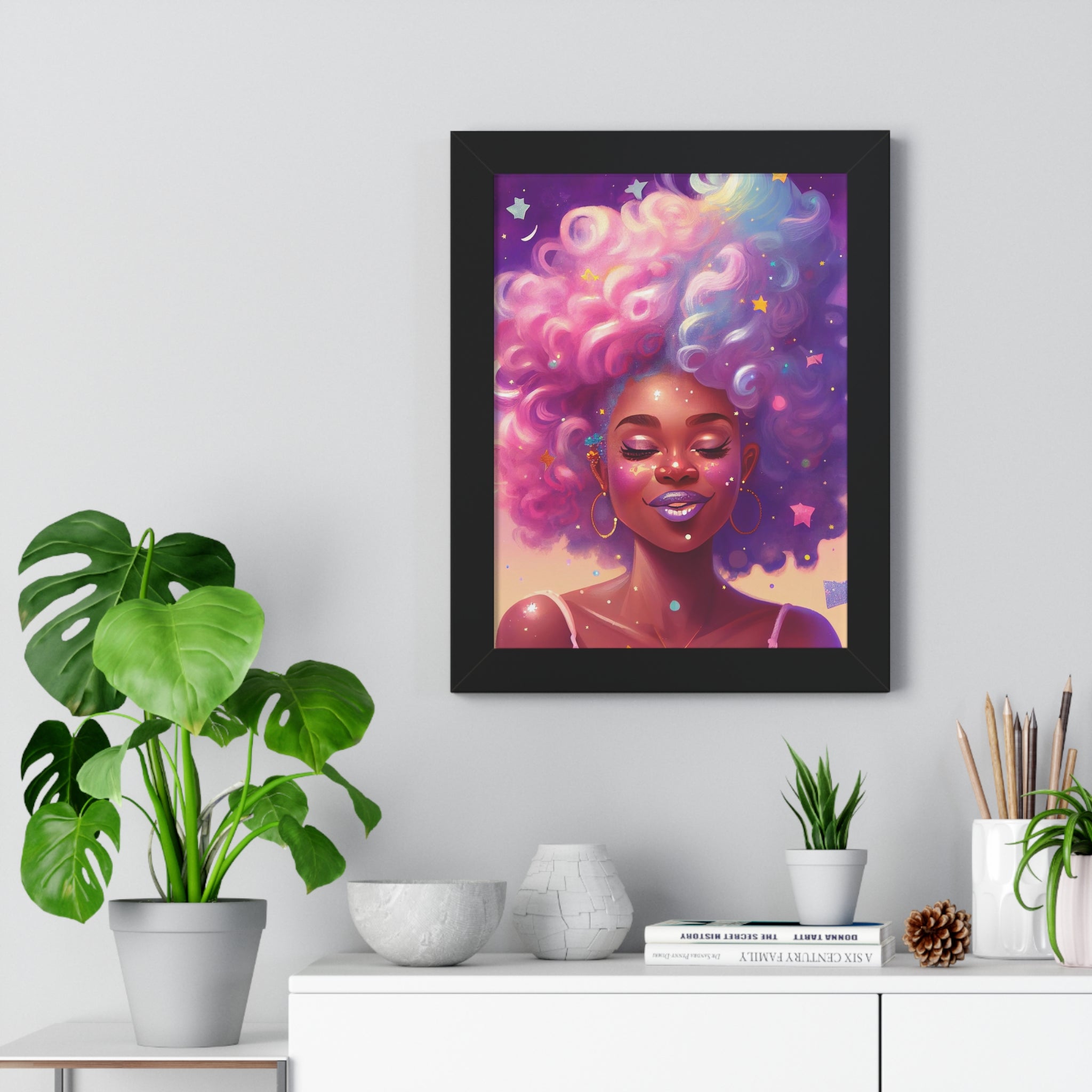 "BLACK GIRL MAGIC" Framed Vertical Poster