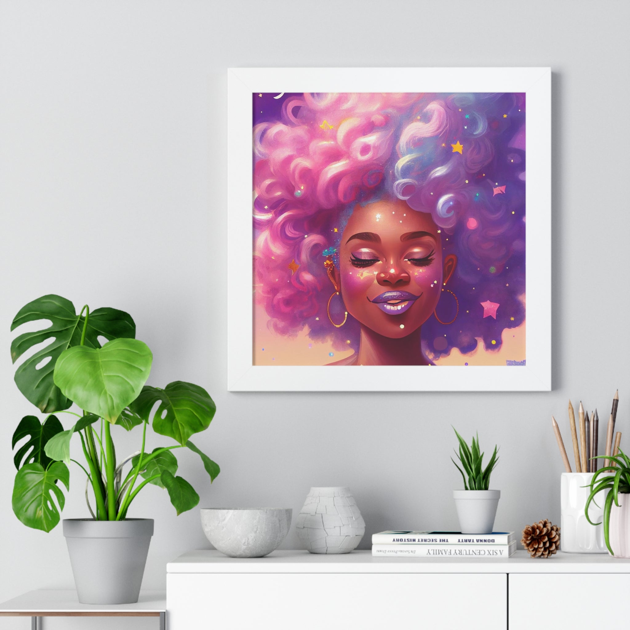 "BLACK GIRL MAGIC" Framed Vertical Poster