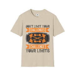 "Don't Limit Your Challenges,Challenge Your Limit" Unisex Soft style T-Shirt