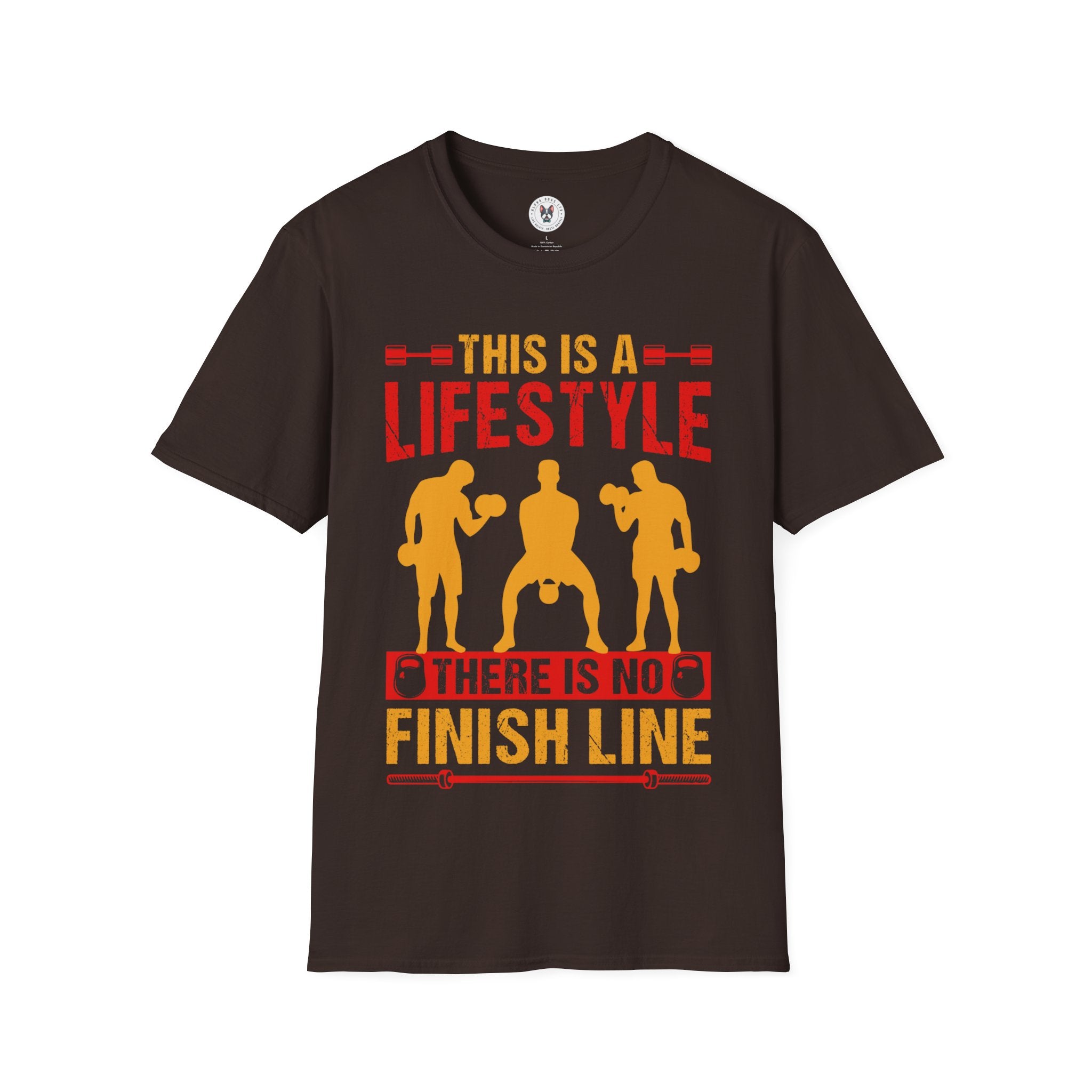 "This Is A Life Style There Is No Finish Line" Unisex Soft style T-Shirt