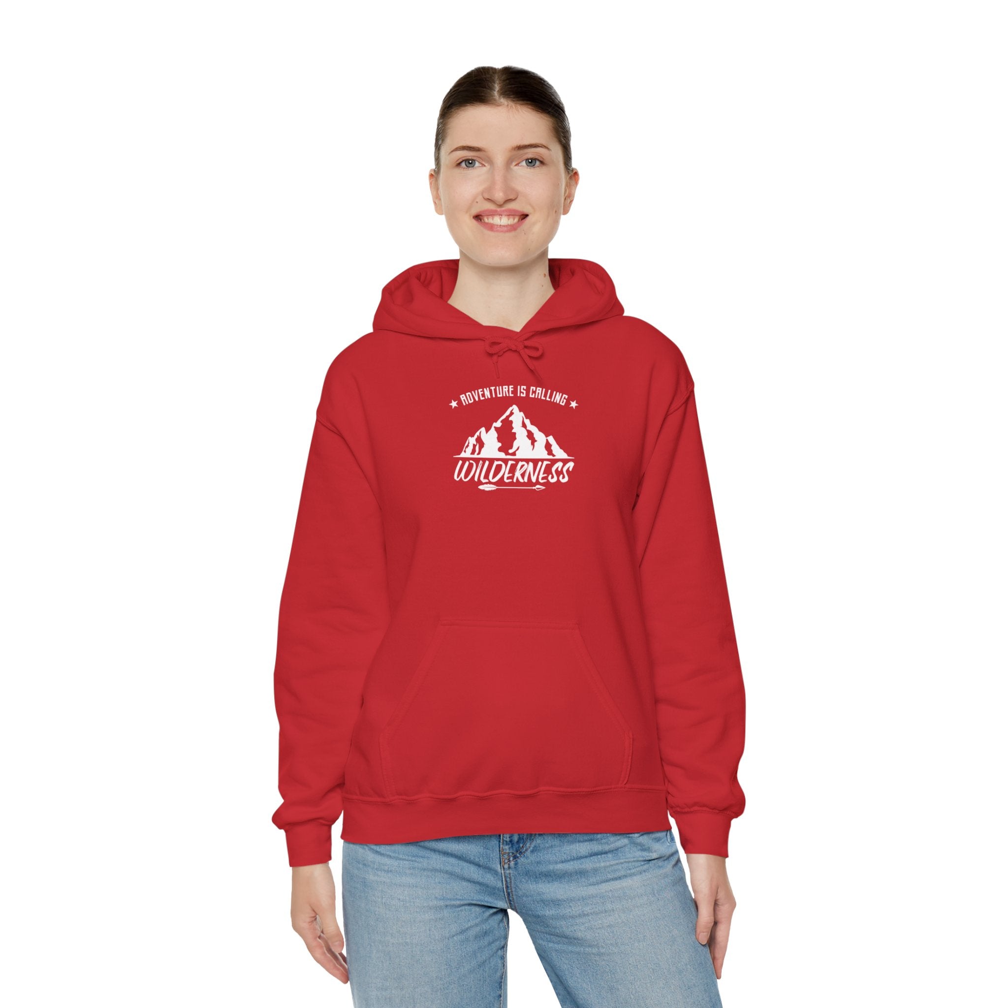 "Adventure Is Calling" Unisex Heavy Blend™ Hooded Sweatshirt