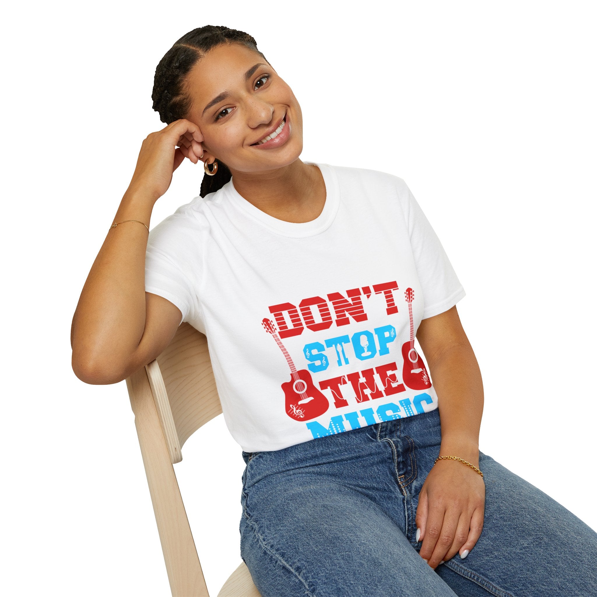 "Don't Stop The Music" Unisex Soft style T-Shirt