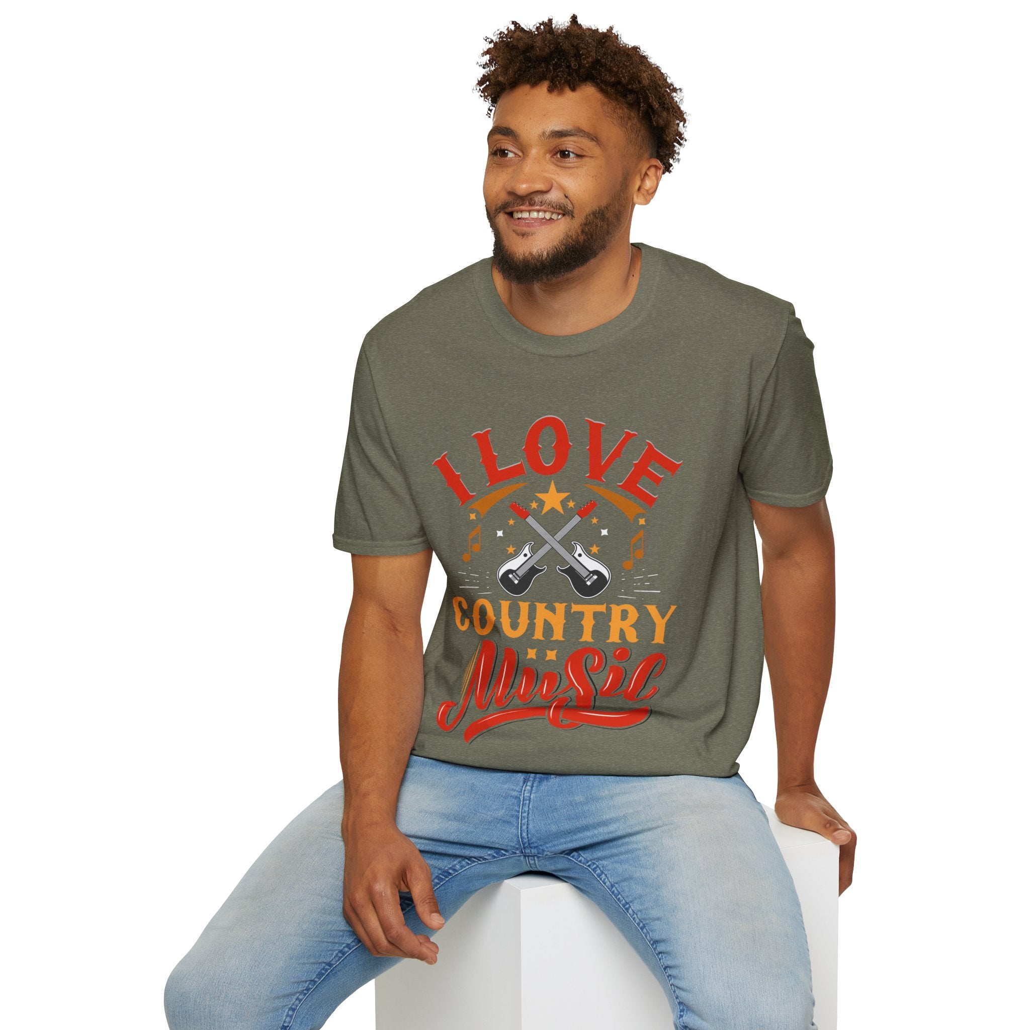 "I Love Country Music" Unisex Soft style T-Shirt