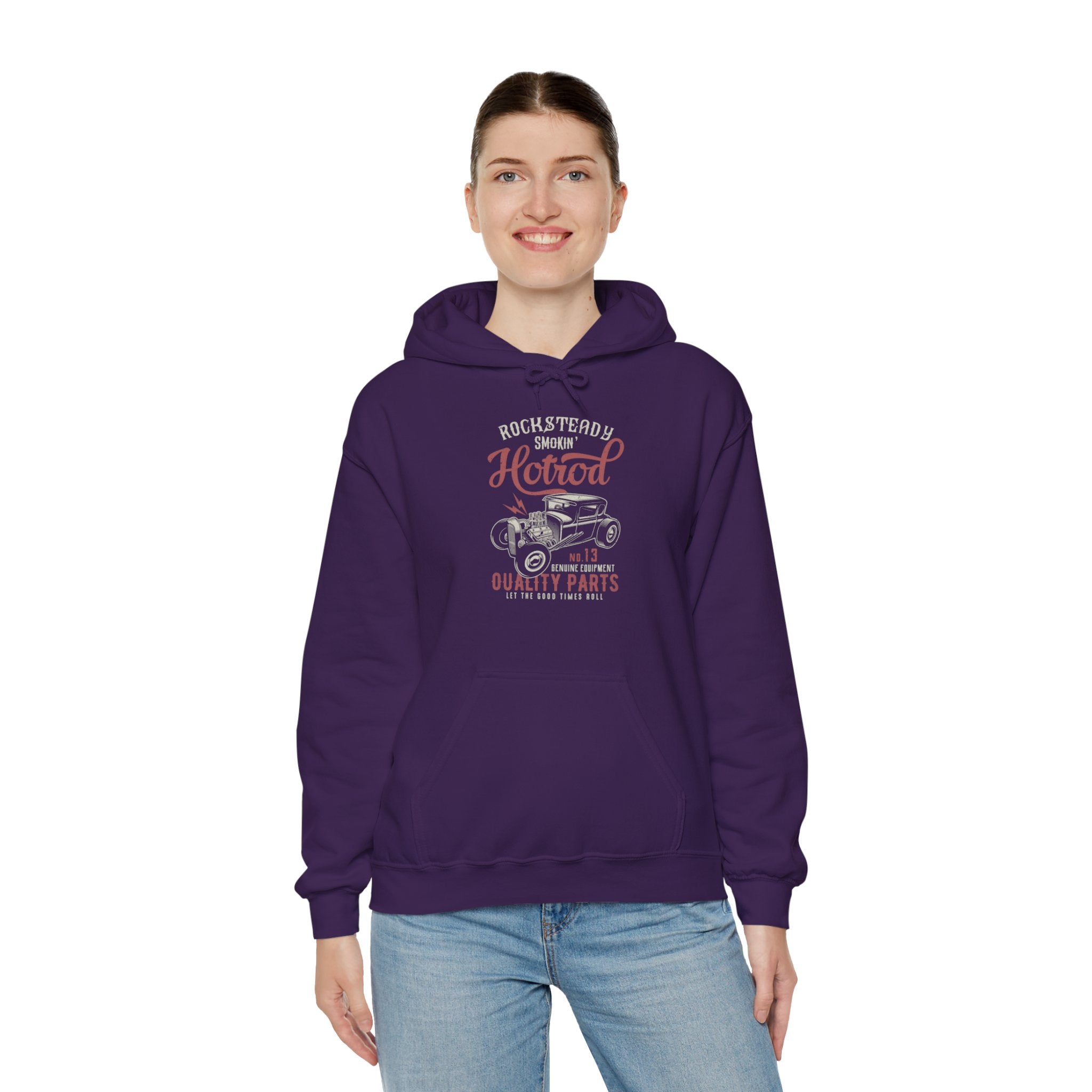 "HOTROD QUALITY PARTS" Unisex Heavy Blend™ Hooded Sweatshirt