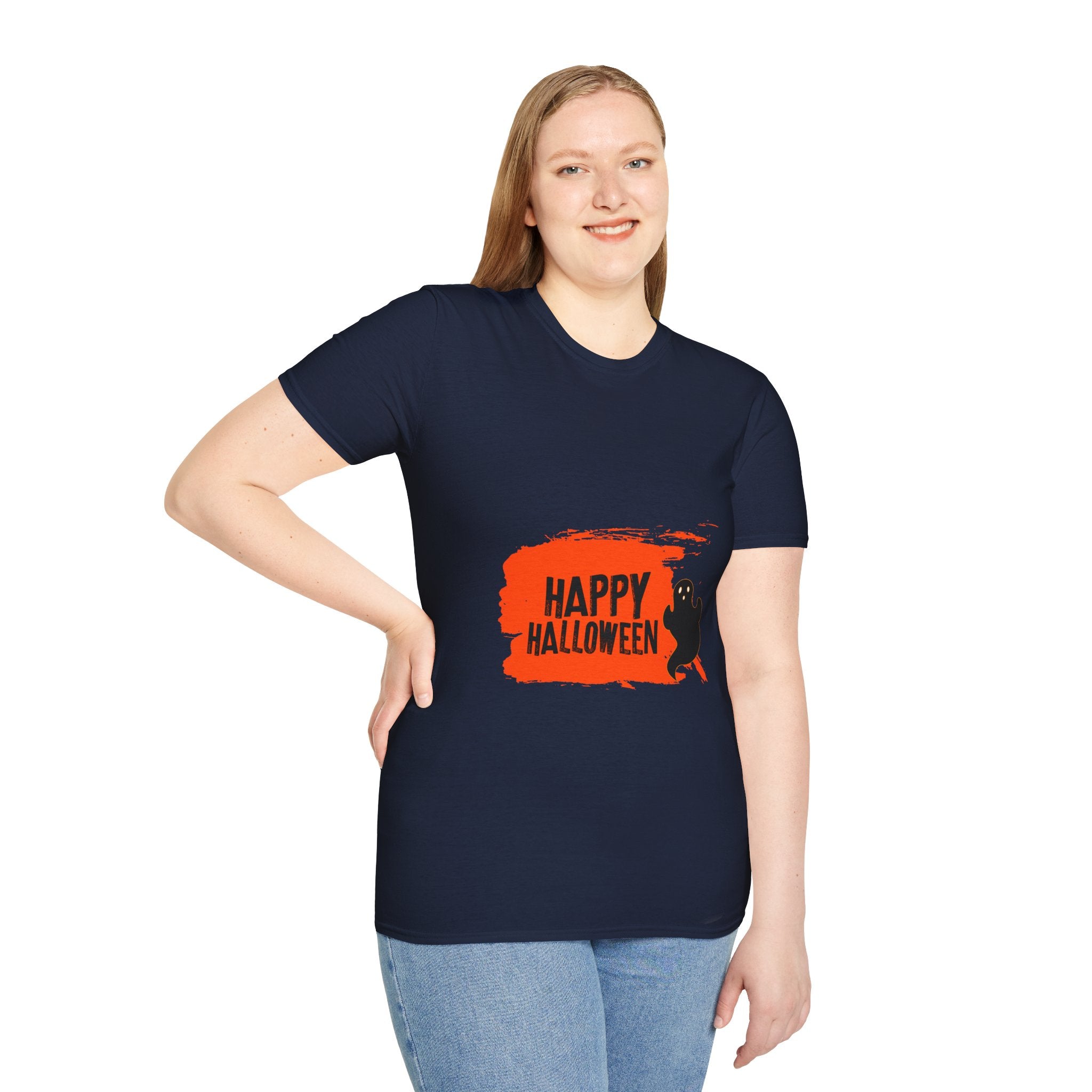 "HAPPY HALLOWEEN" Unisex Soft style T-Shirt