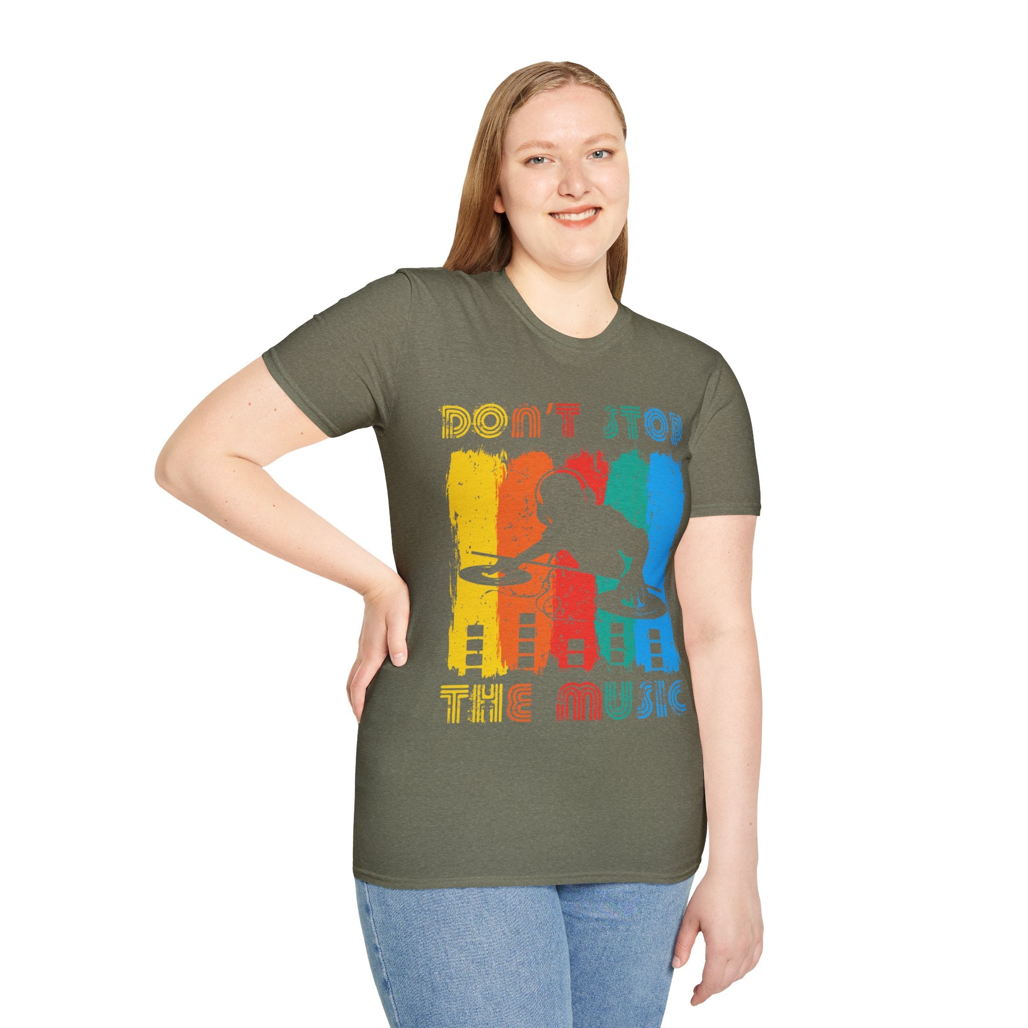 "Don't Stop the Music" Unisex Soft style T-Shirt