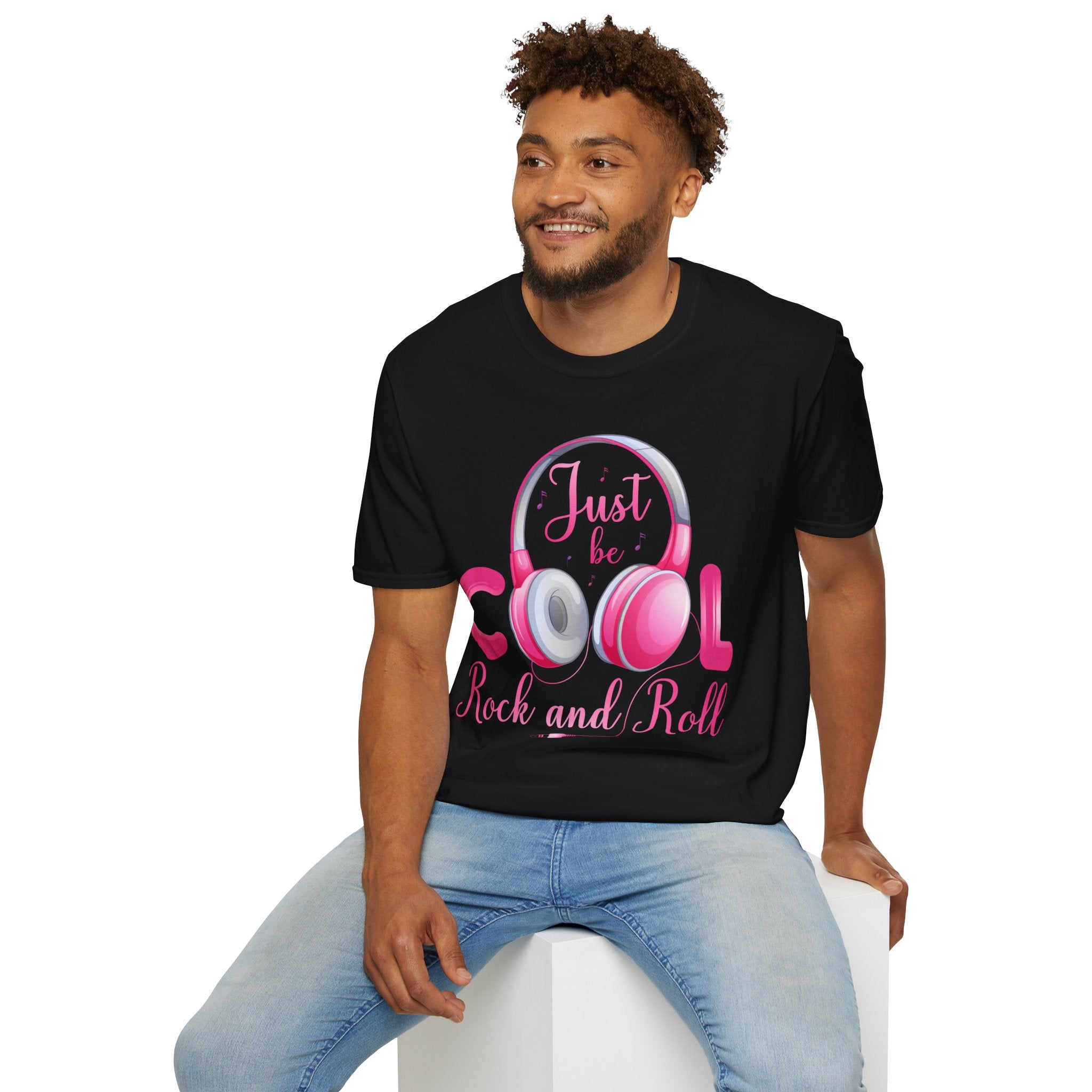 "Just Be Cool And Rock" Unisex Soft style T-Shirt