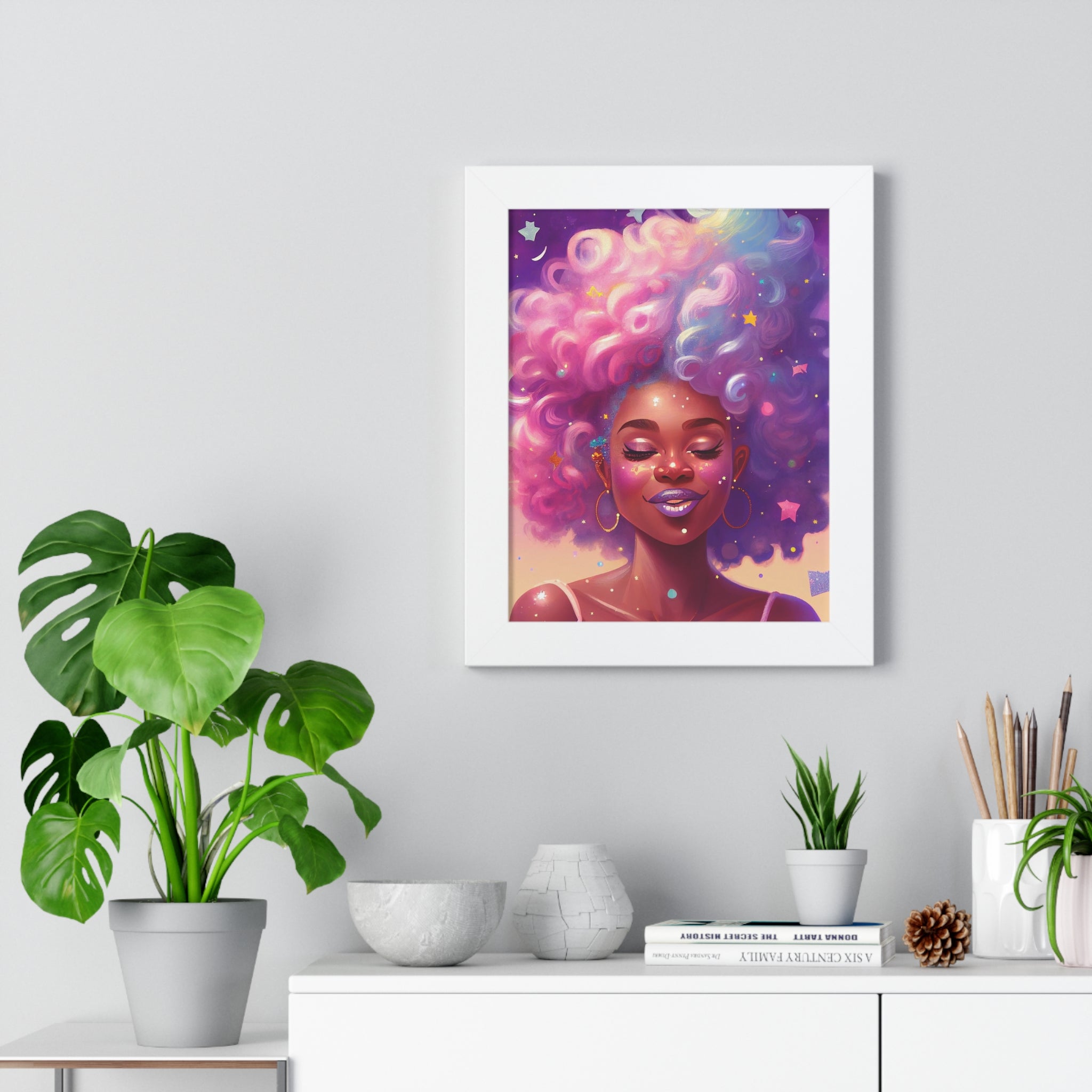 "BLACK GIRL MAGIC" Framed Vertical Poster