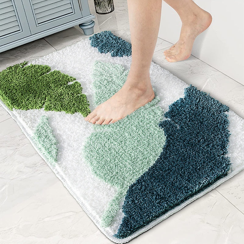 Tufted Carpet Home Bathroom Absorbent Non-slip Foot Mat