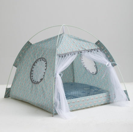 Cat Tent Cat Cat House Enclosed Pet Bed