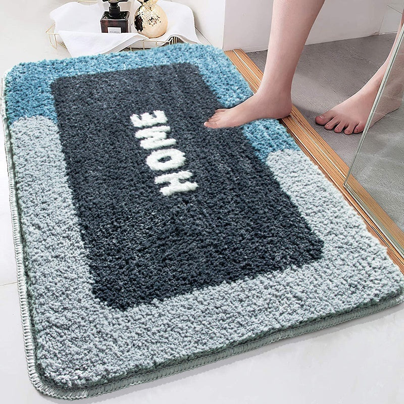 Tufted Carpet Home Bathroom Absorbent Non-slip Foot Mat