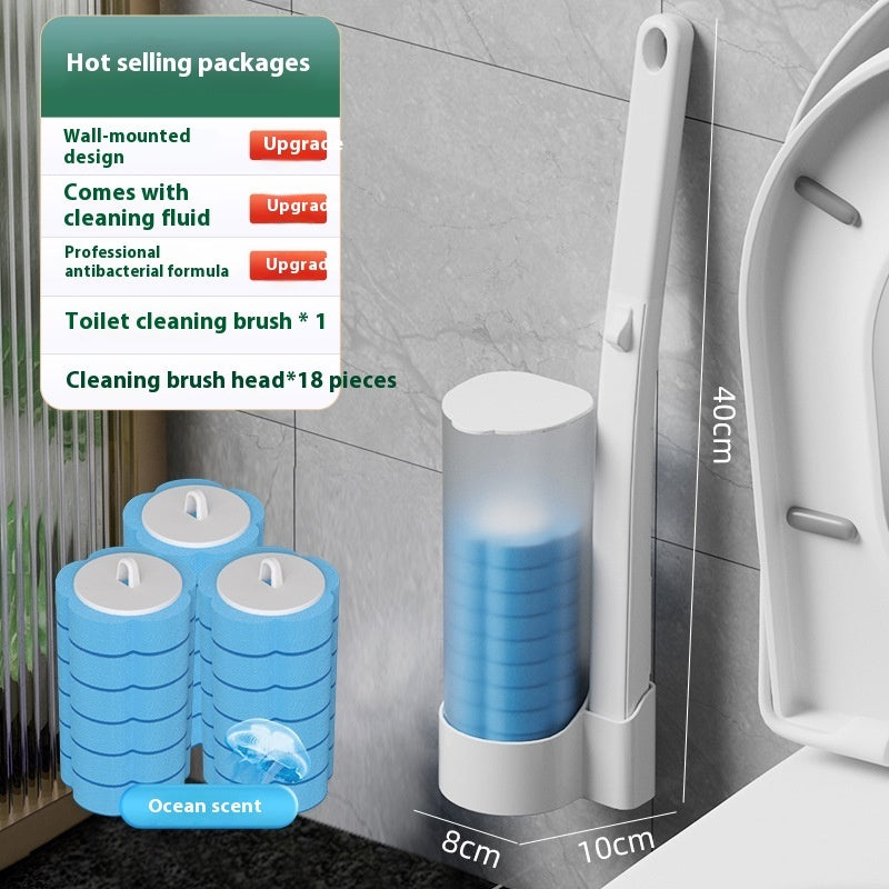 Bathroom Wall-mounted Long Handle Household Cleaning Sets