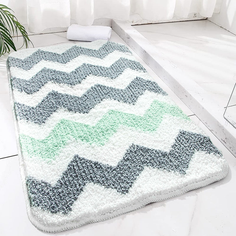 Tufted Carpet Home Bathroom Absorbent Non-slip Foot Mat