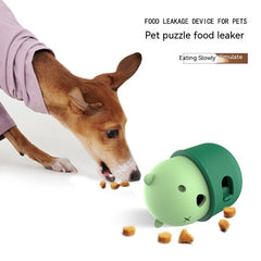 Pets Leakage Food Feeder Dog Interactive Training Toy Ball Natural Rubber Chew Dog Food Ball Snack Food Feeder Cat Puzzle Games Toy Pet Products